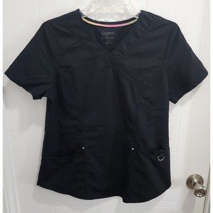 Scrubstar Ultimate Women's Short Sleeve Scrub Top Style #WM00T862 Sz S *Stained*